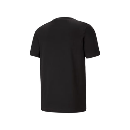 PUMA T-Shirt Uomo Essentials con Logo Nero