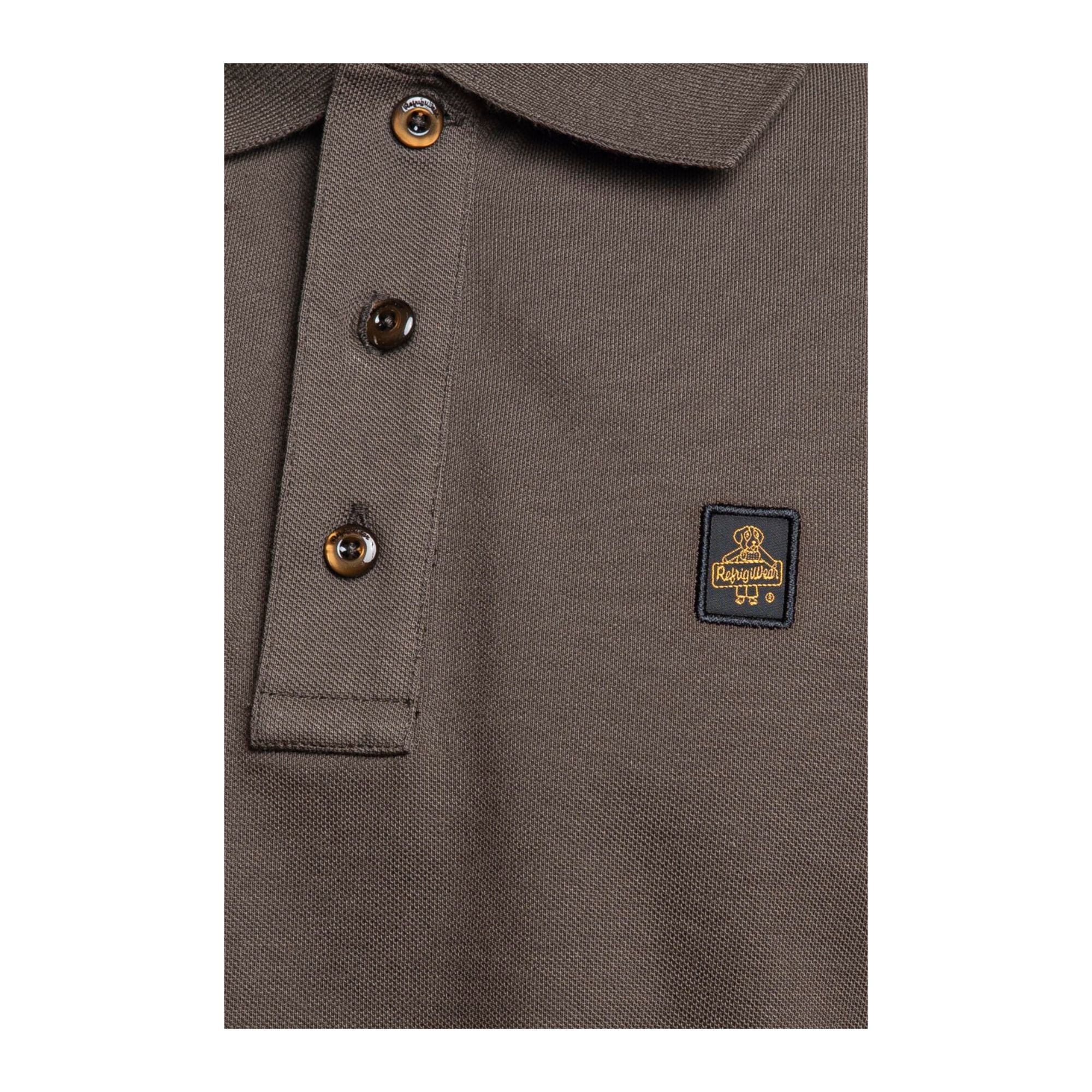 Polo Uomo Kurt in piquet di cotone, con patch logo