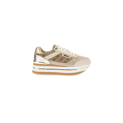 Guess Sneakers Donna hansini 4G Beige e Oro