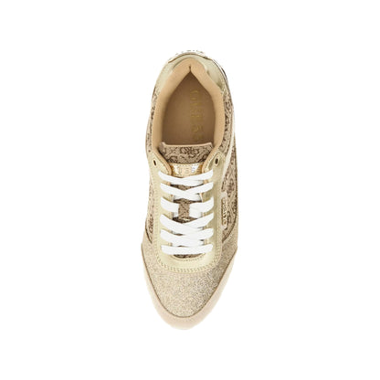 Guess Sneakers Donna hansini 4G Beige e Oro