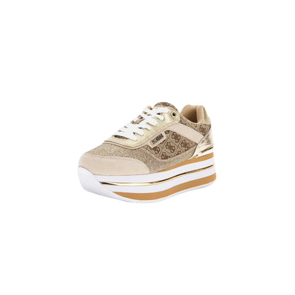 Guess Sneakers Donna hansini 4G Beige e Oro