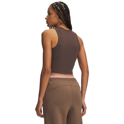 Canotta sportiva Donna con logo silicone modella retro