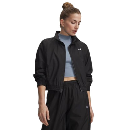 Giacca Donna UA Icon Woven Nero