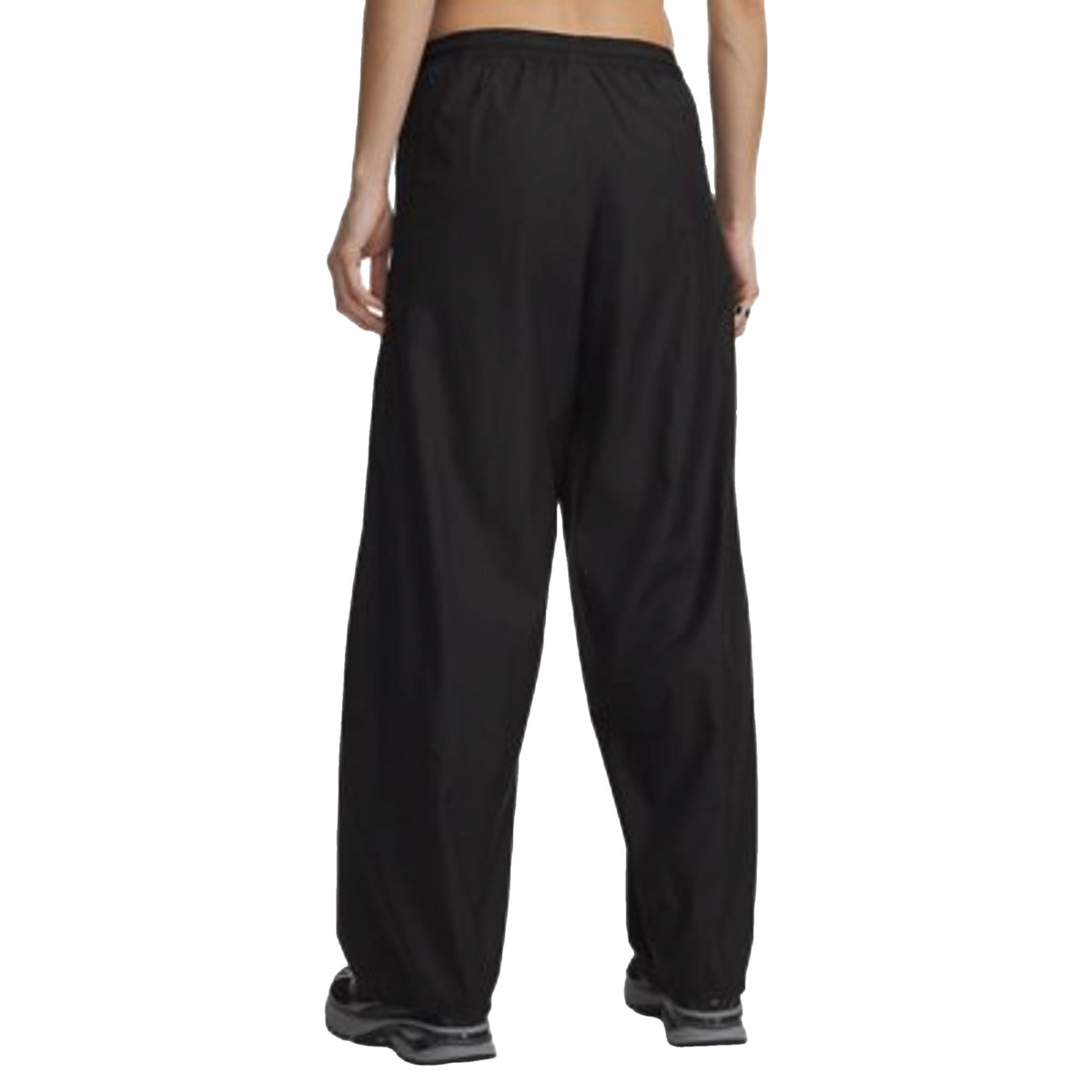 Pantalone Donna UA Icon Woven Nero modella retro