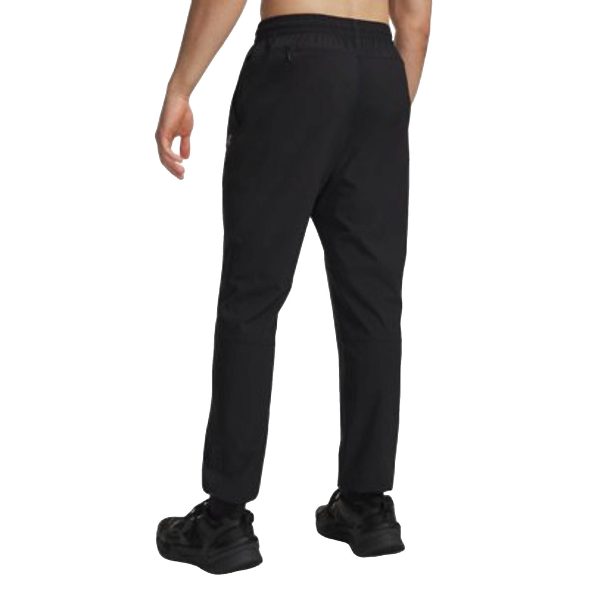 Pantalone Uomo Utility Woven Nero modello retro