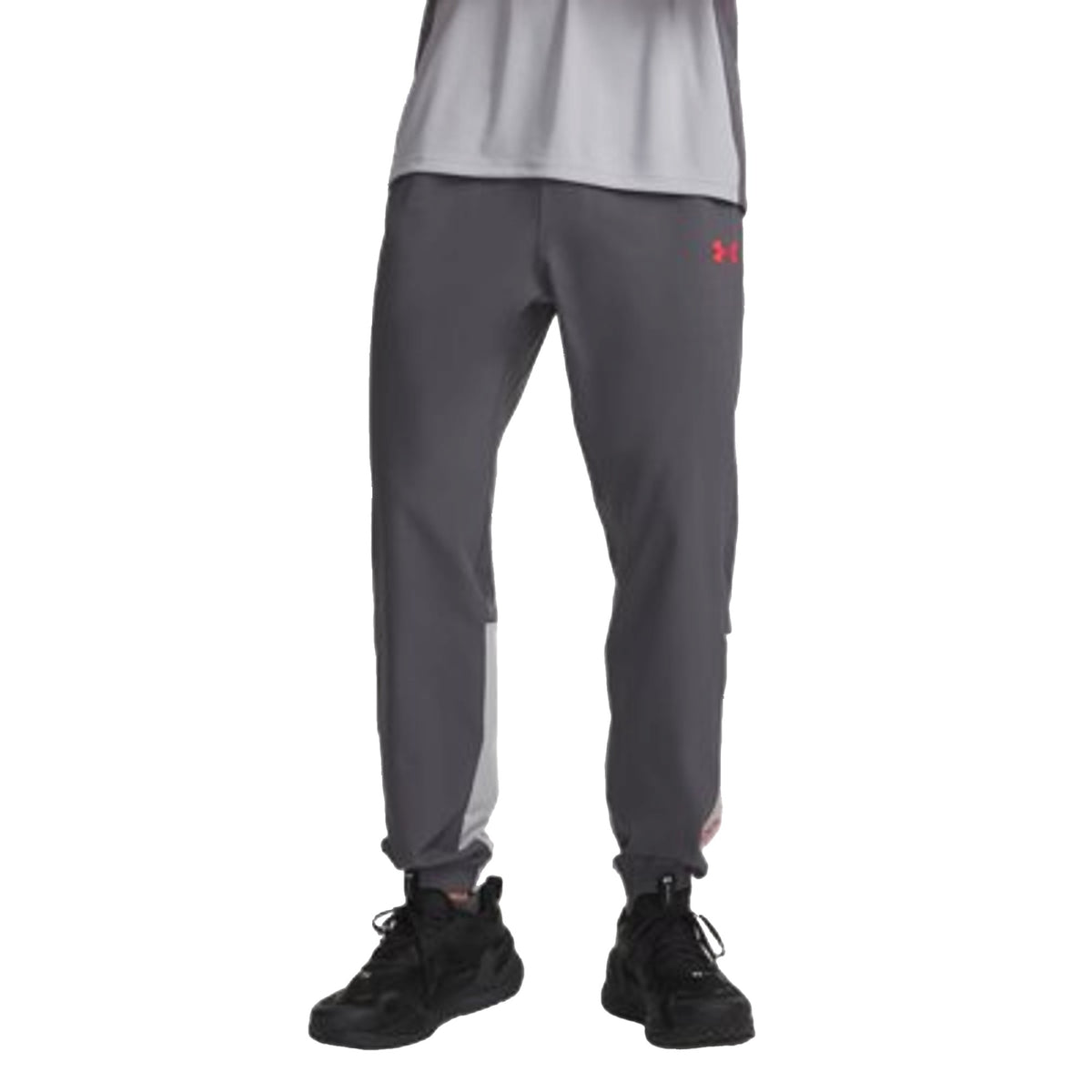 Pantalone Uomo Utility Woven Grigio, modello frontale