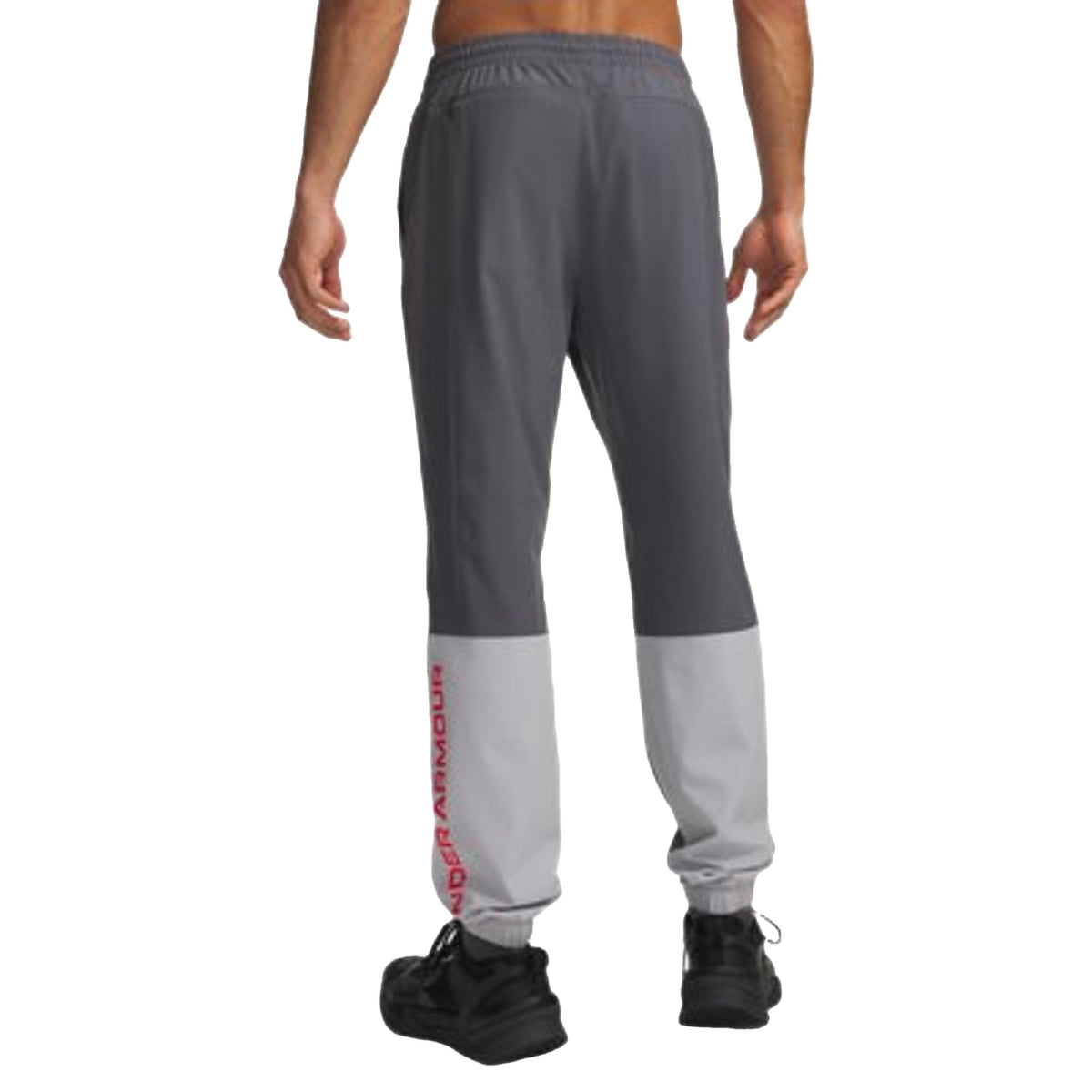 Pantalone Uomo Utility Woven Grigio, modello retro