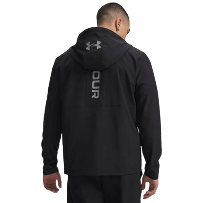 Giacca Uomo Tech Utility Woven Nero modello retro