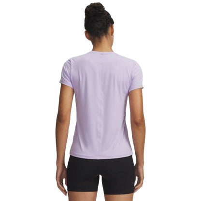 T-shirt sportiva Donna Vanish Lilla modella retro