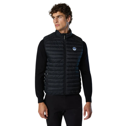Gilet ultraleggero Uomo Zephyr Nero modello frontale