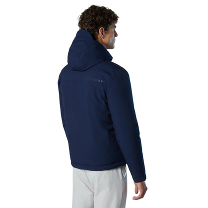 Giacca Hobart Uomo in softshell Blu navy modello retro