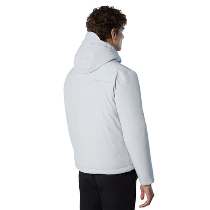 Giacca Hobart Uomo in softshell Grigio chiaro modello retro