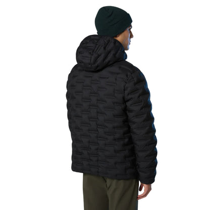 Giacca Uomo Laser trapuntata senza cuciture Nero modello retro