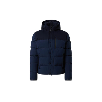 Giubbino Uomo Gamma con cappuccio blu e nero