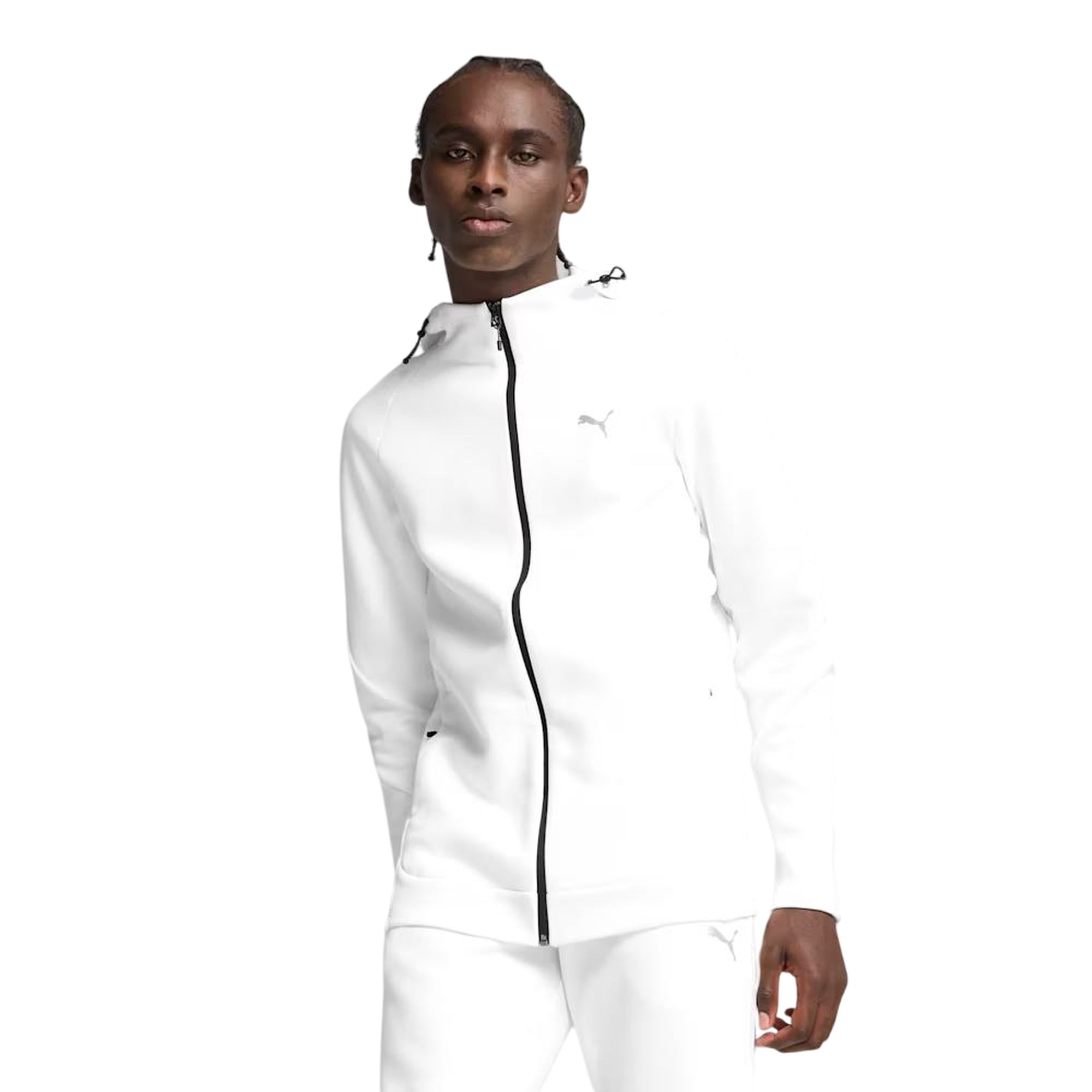 Felpa Uomo Evostripe Bianco
