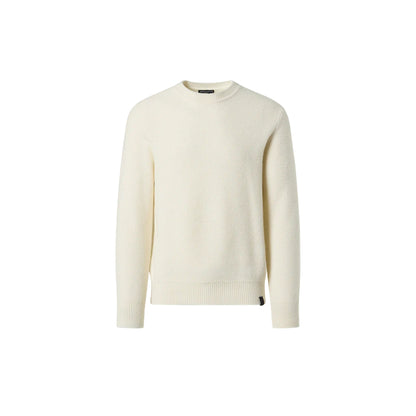 Maglia Uomo con lavorazione a nido d'ape Bianco