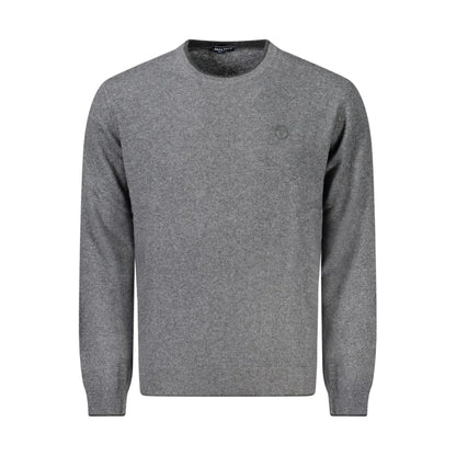 Maglia Uomo in misto cashmere, con micro logo ricamato sul petto