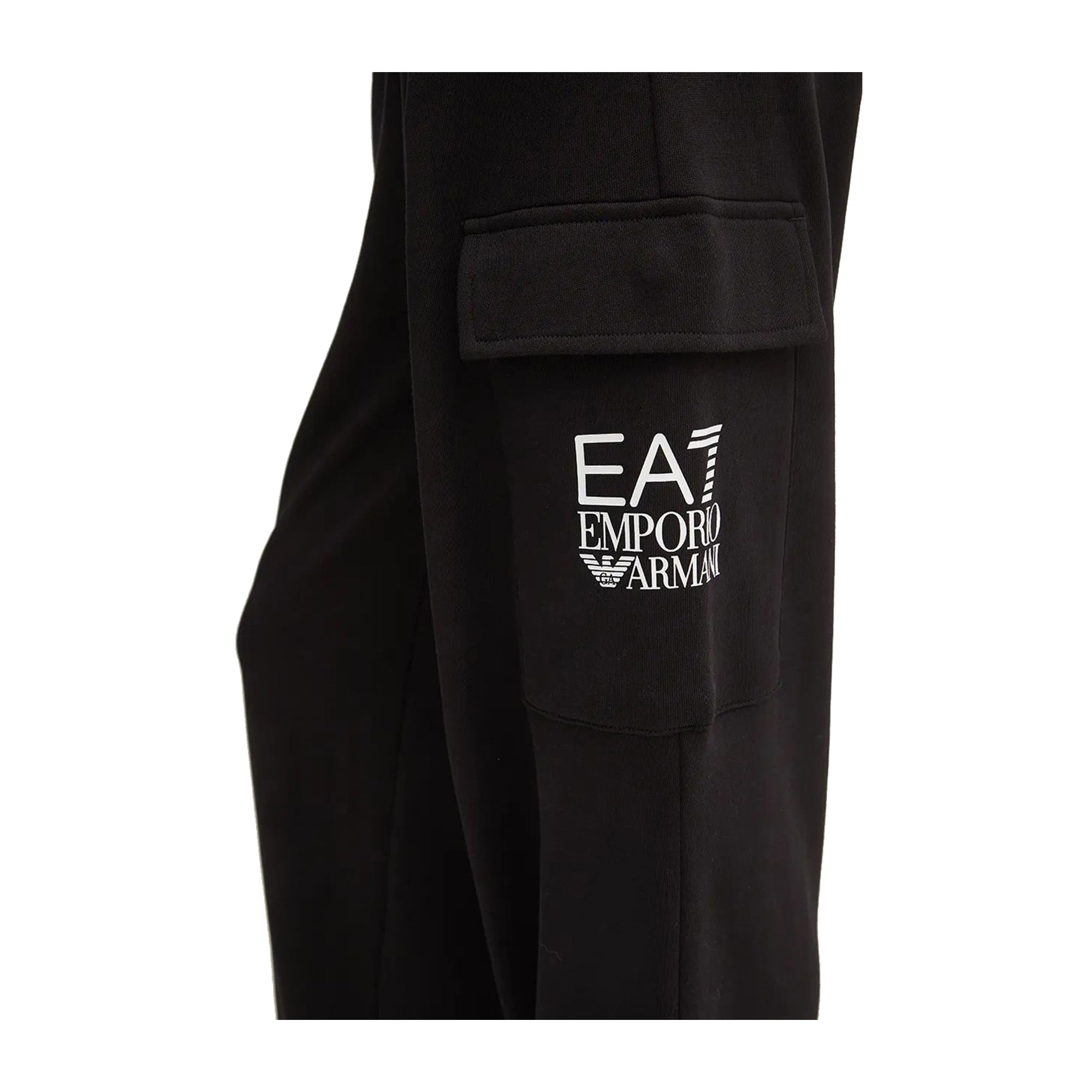 EA7 Pantaloni Donna tuta con tasche cargo Nero