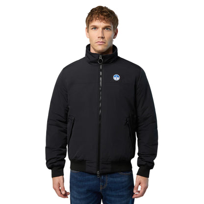 Giacca Uomo Sailor in nylon nero modello frontale
