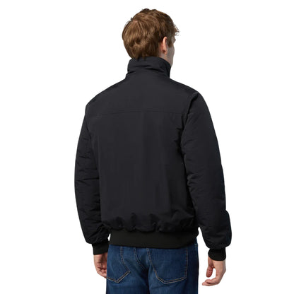 Giacca Uomo Sailor in nylon nero modello retro