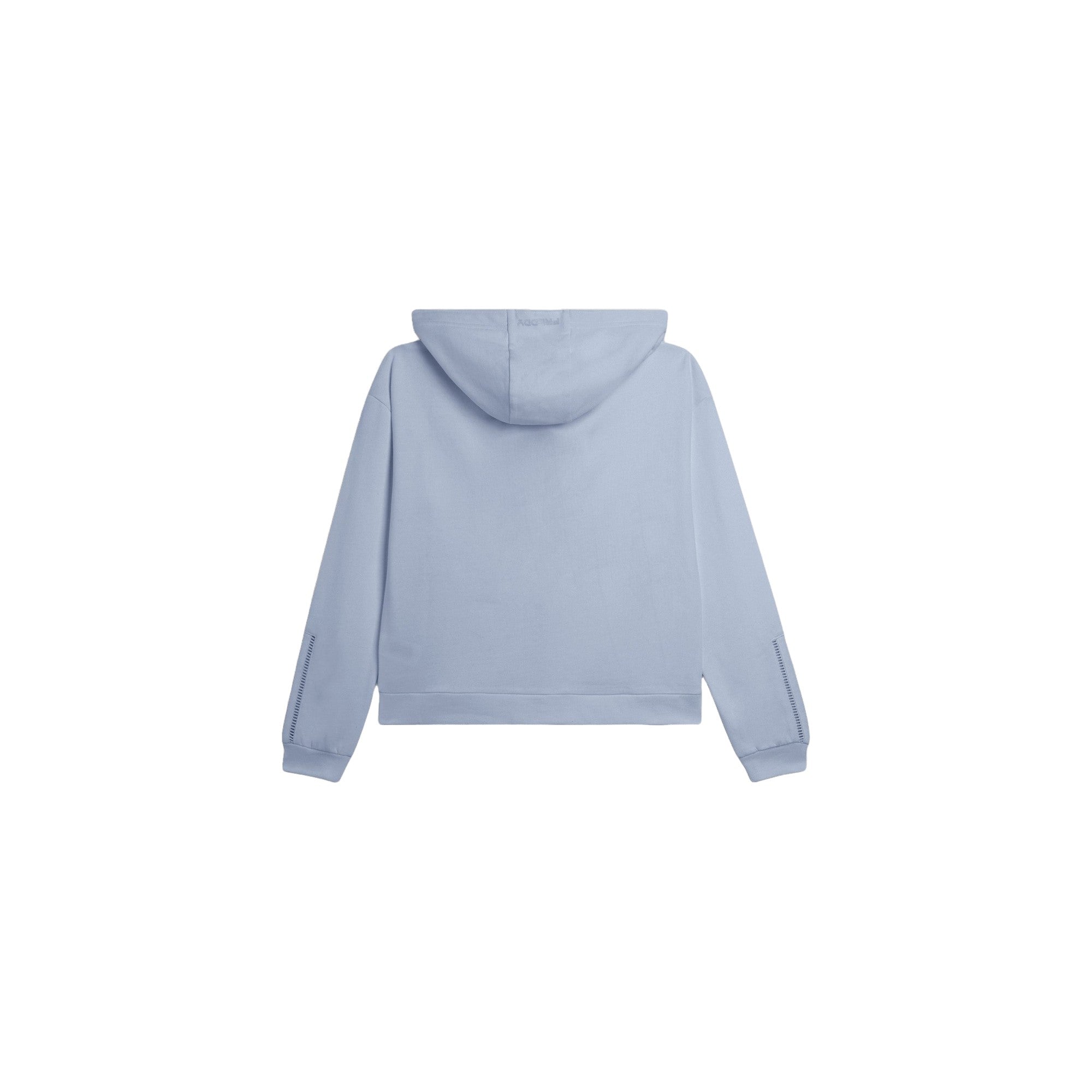 Felpa Donna con zip e dettagli ricamati retro