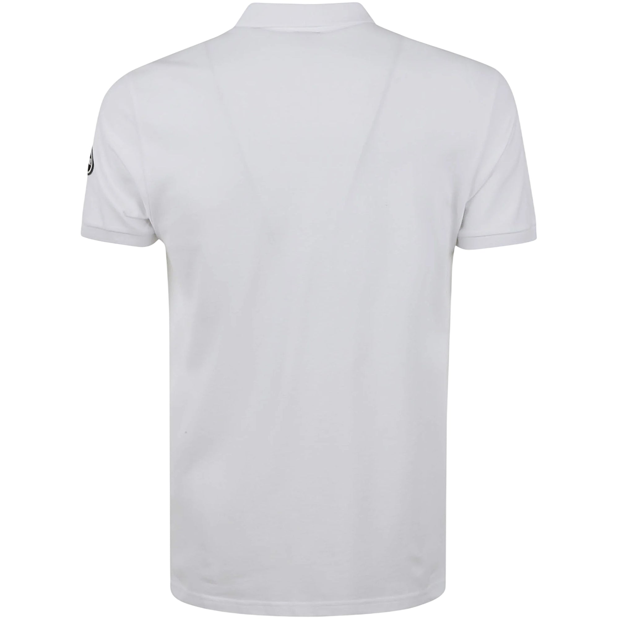 Polo Uomo a tinta unita, in cotone, con patch logo