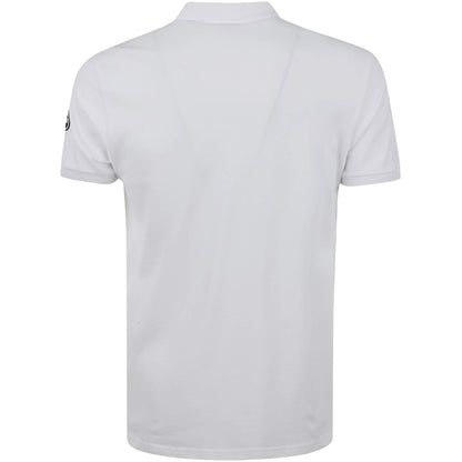 Polo Uomo a tinta unita, in cotone, con patch logo