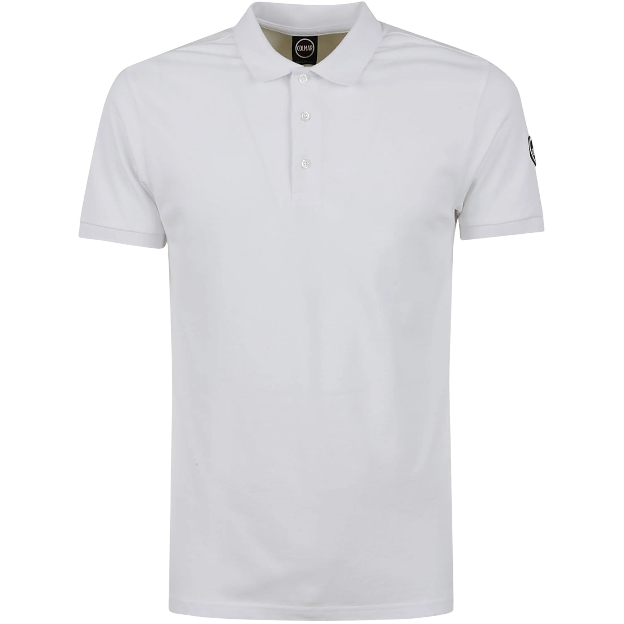 Polo Uomo a tinta unita, in cotone, con patch logo