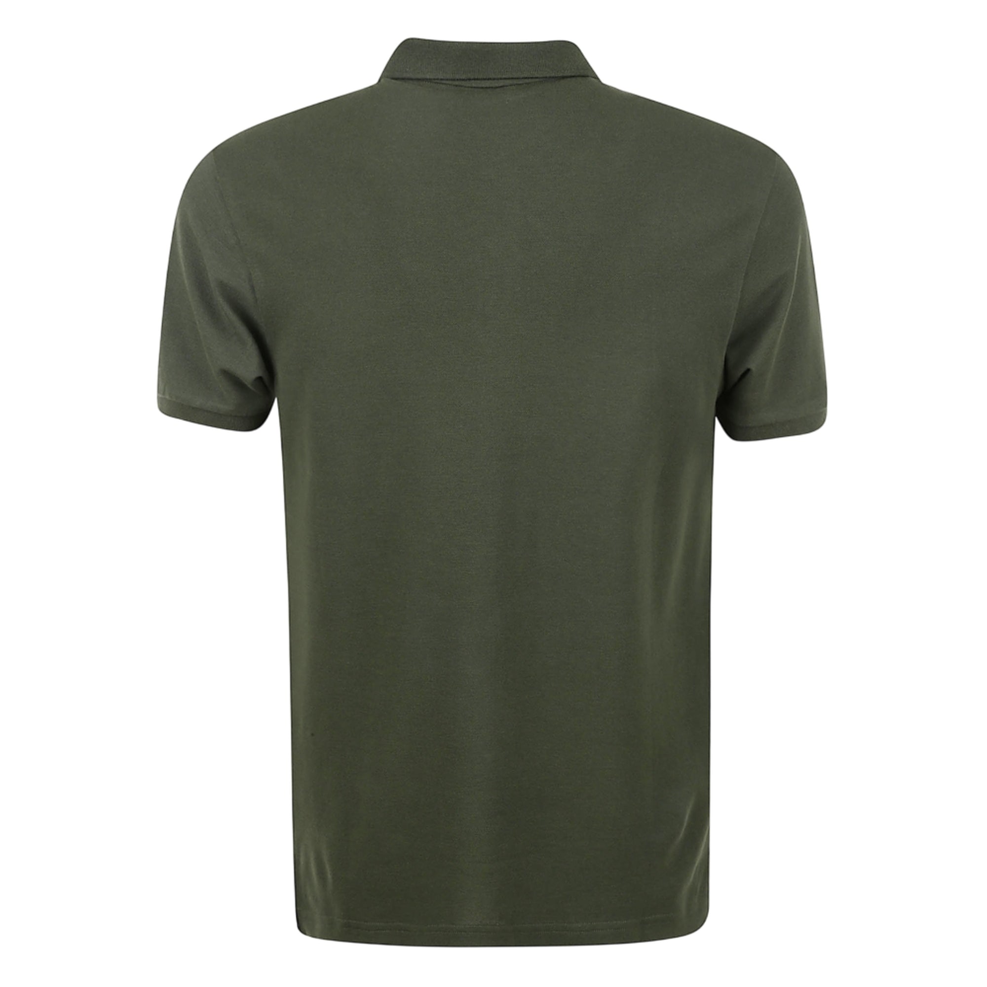 Polo Uomo Verde, in cotone, con patch logo 