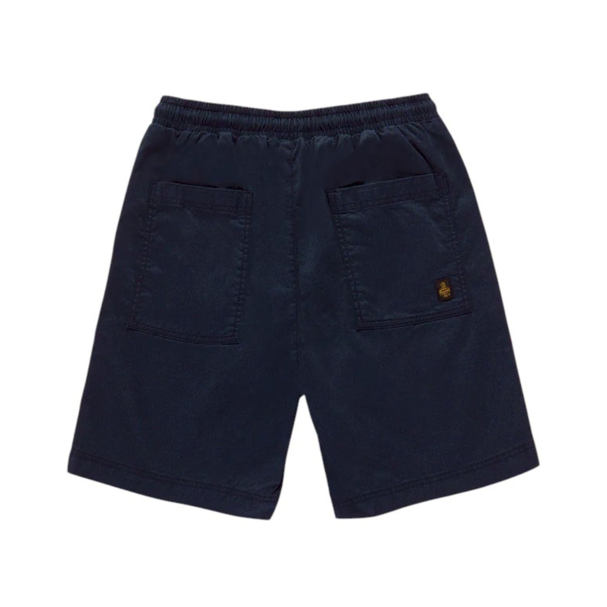 Bermuda Uomo Naro, con coulisse in vita e patch logo posteriore