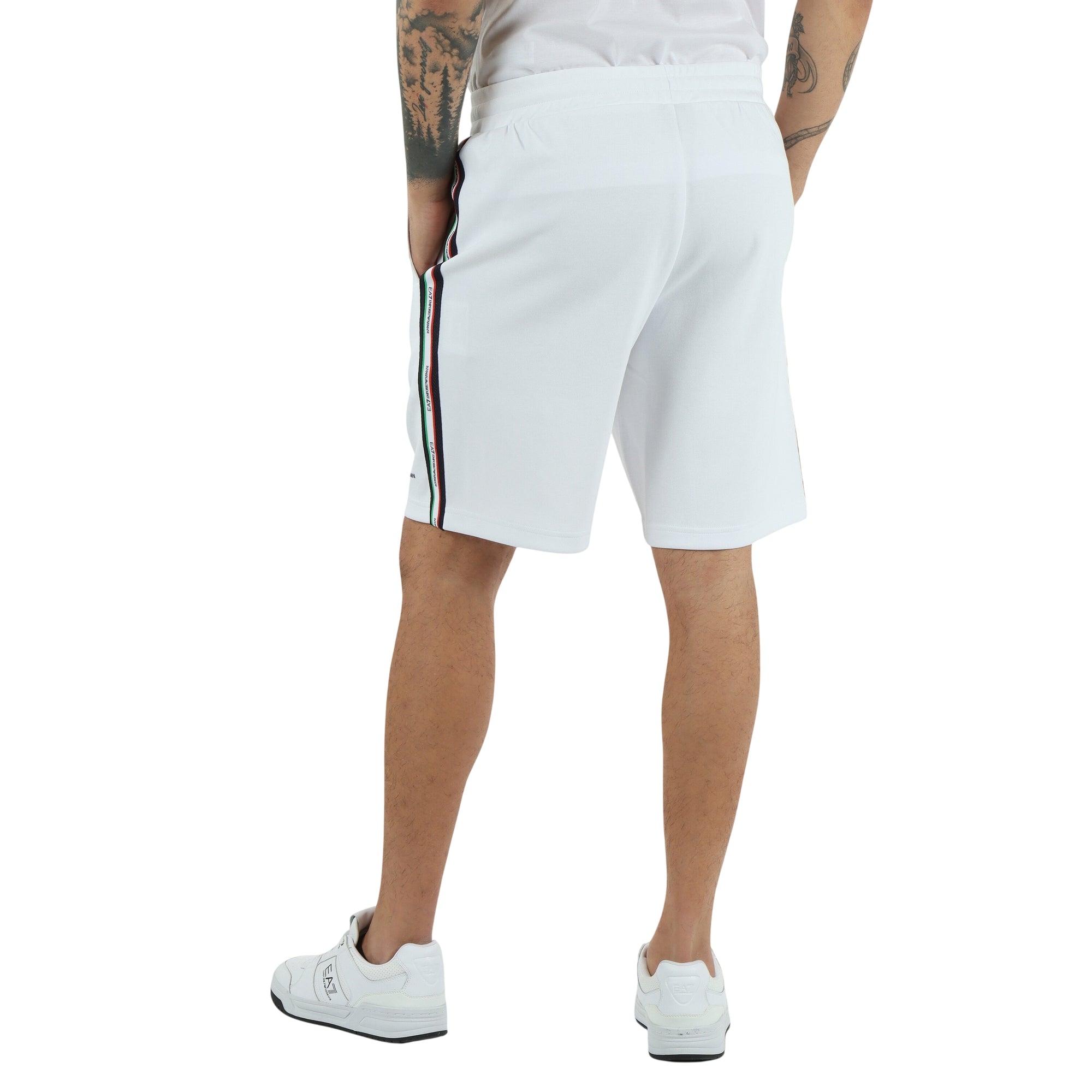 Bermuda Uomo con coulisse in vita e dettaglio decorativo