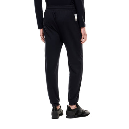 Pantaloni Jogger Uomo Core identity in cotone blu modello retro