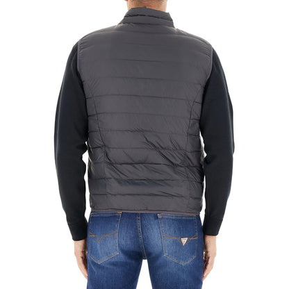 Gilet Uomo Core Identity trapuntato Grigio modello retro