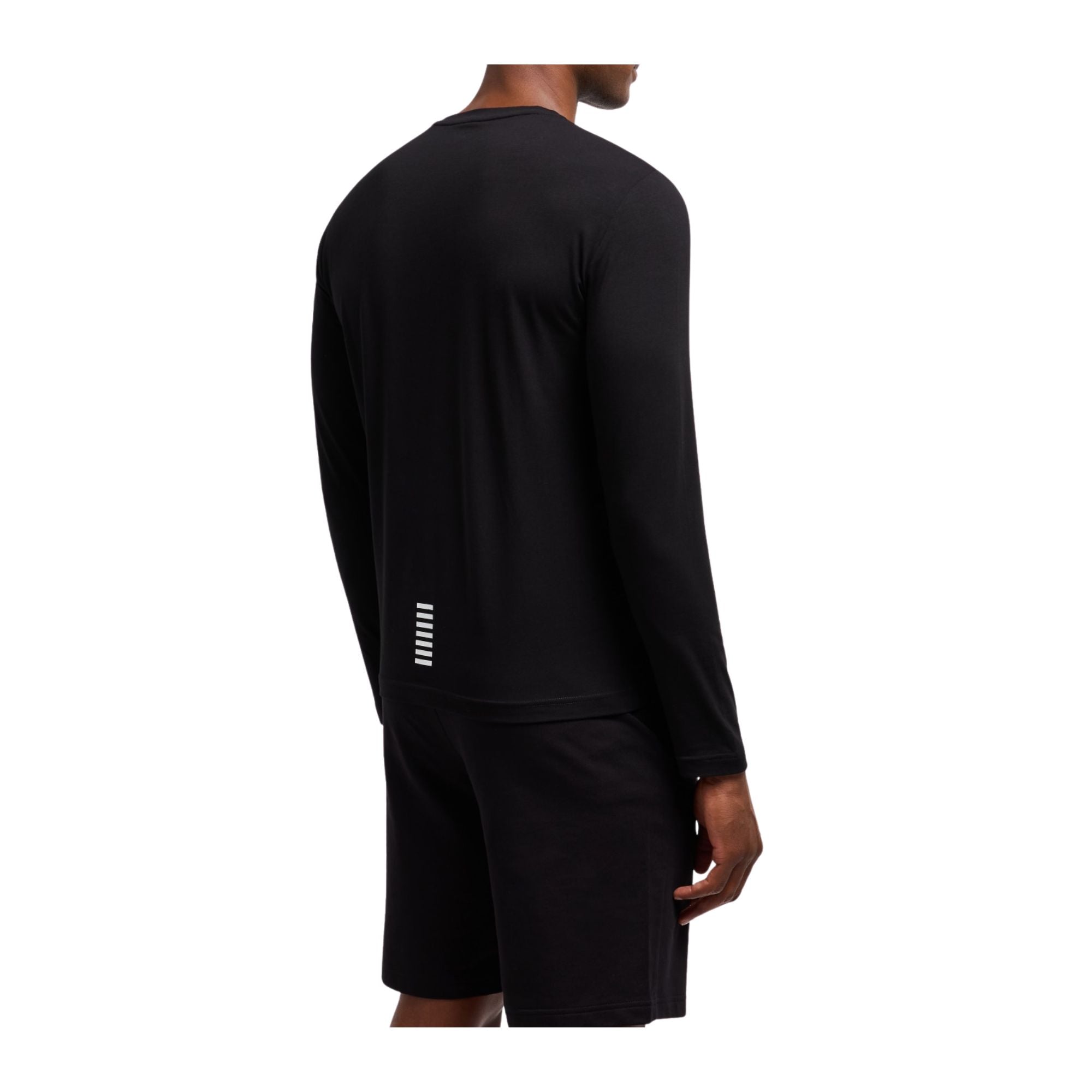 T-shirt Uomo Sporty Core Identity Nero modello retro