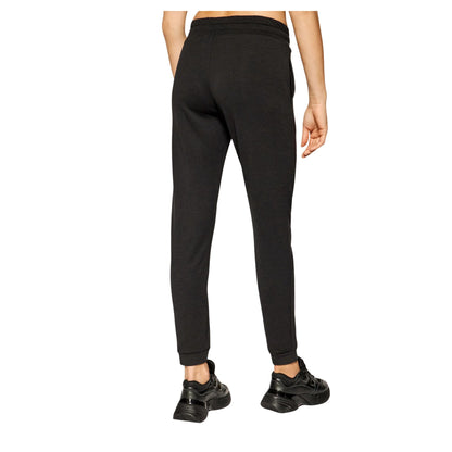 Pantalone Donna Nero, in misto viscosa, con elastico sul fondo