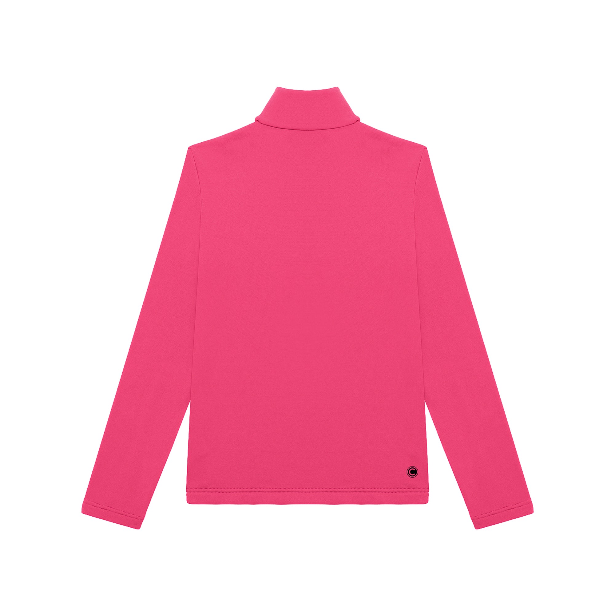 Pile da sci stretch mezza zip Fucsia