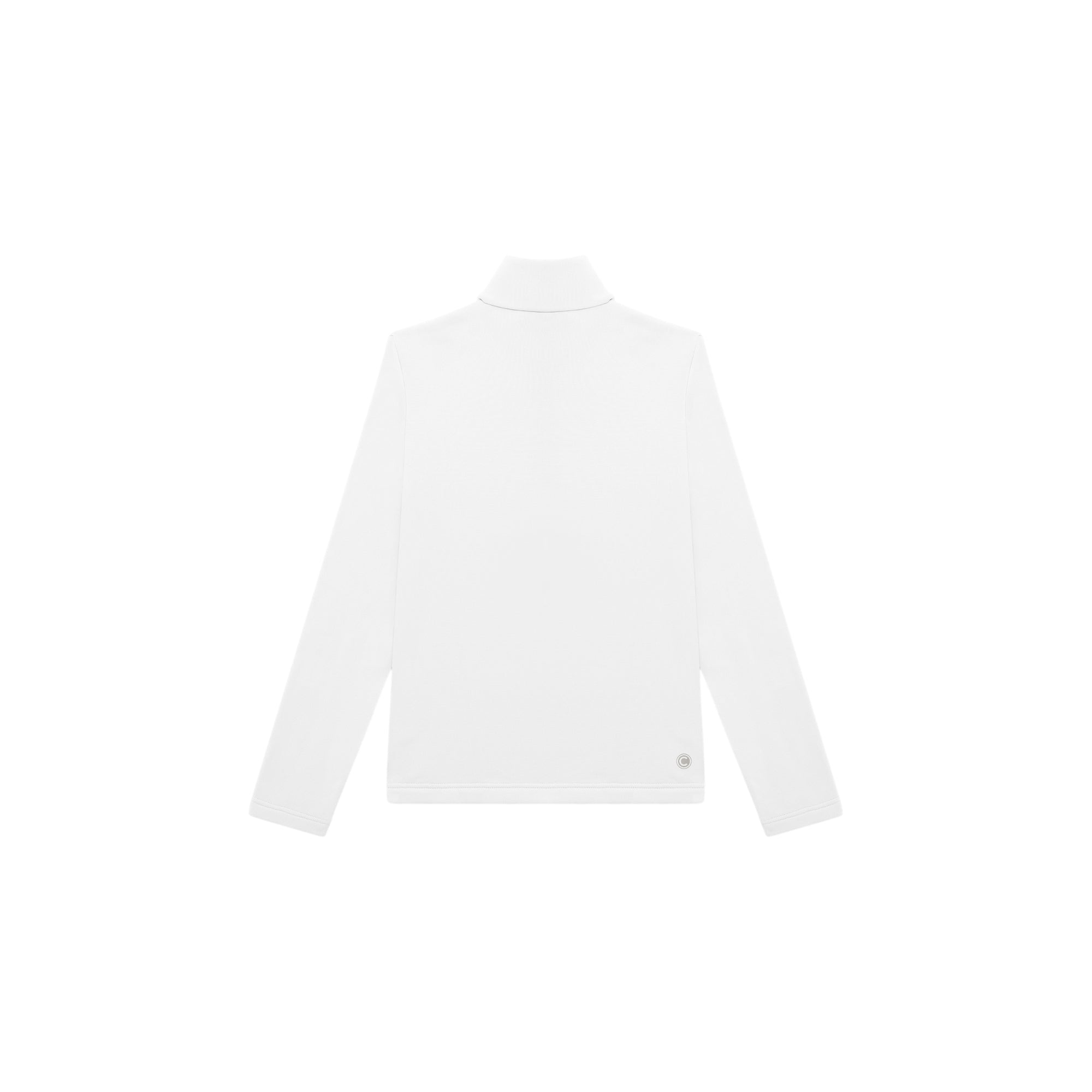 Pile da Sci Donna con zip 1/4 Bianco