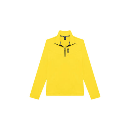 Pile da Sci Donna con zip 1/4 Giallo