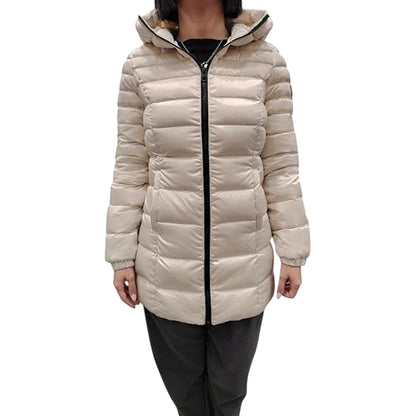 Piumino Donna Long Mead Jkt, con cappuccio e collo alto