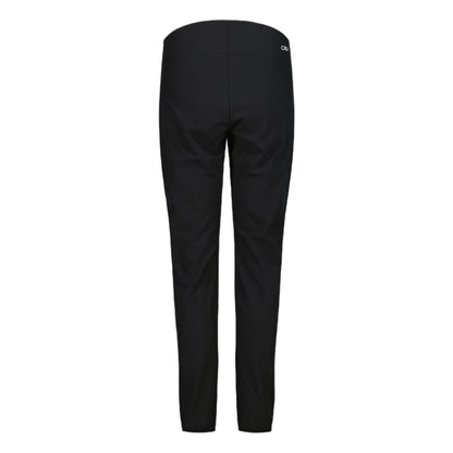 Pantaloni Sci a sigaretta da Donna in softshell Nero retro