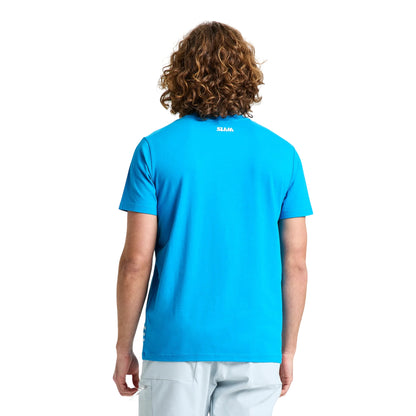 T-shirt Uomo Foil con stampa frontale a contrasto frontale