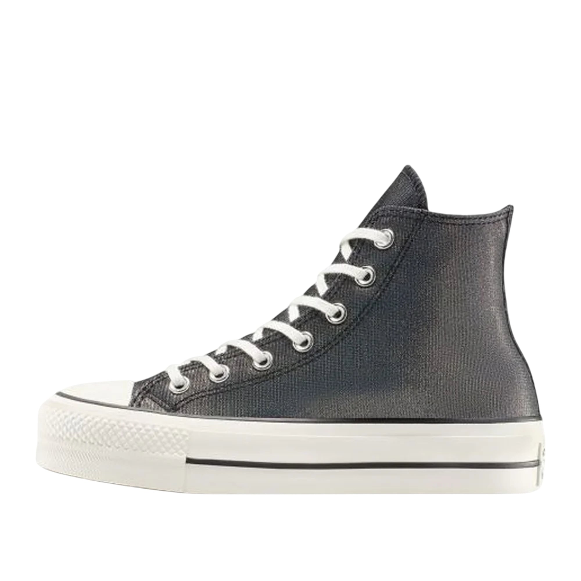 Sneakers Donna Ctas Lift Hi Nera, con iconico patch logo laterale
