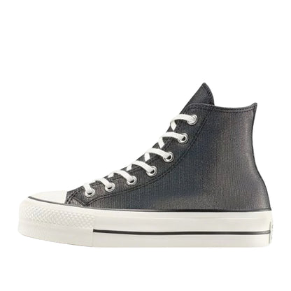 Sneakers Donna Ctas Lift Hi Nera, con iconico patch logo laterale
