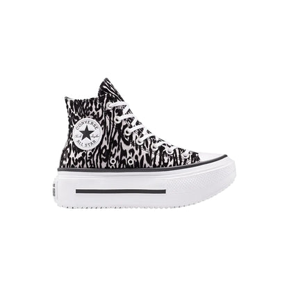 Sneakers Donna Chuck Taylor Zebra, con patch logo laterale
