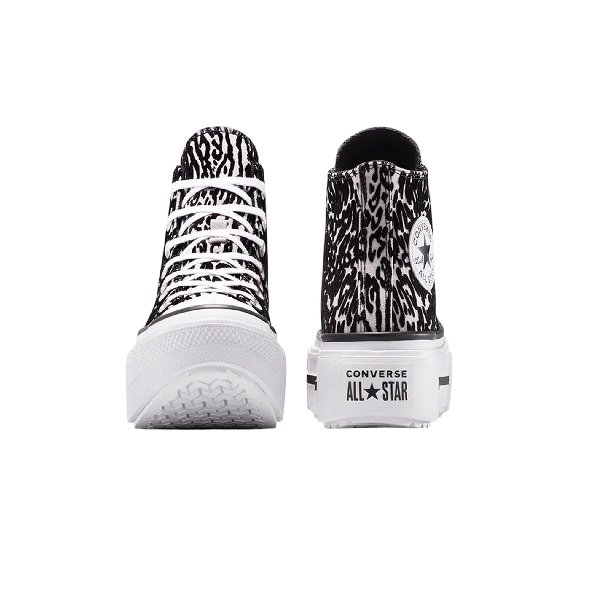 Sneakers Donna Chuck Taylor Zebra, con patch logo laterale