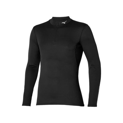 Mizuno Maglia Uomo Termica Nera con zip 1/4