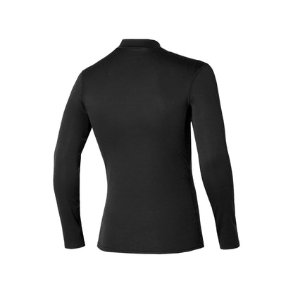 Mizuno Maglia Uomo Termica Nera con zip 1/4