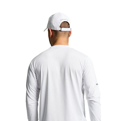 Cappello Uomo Tech Bianco con cordino
