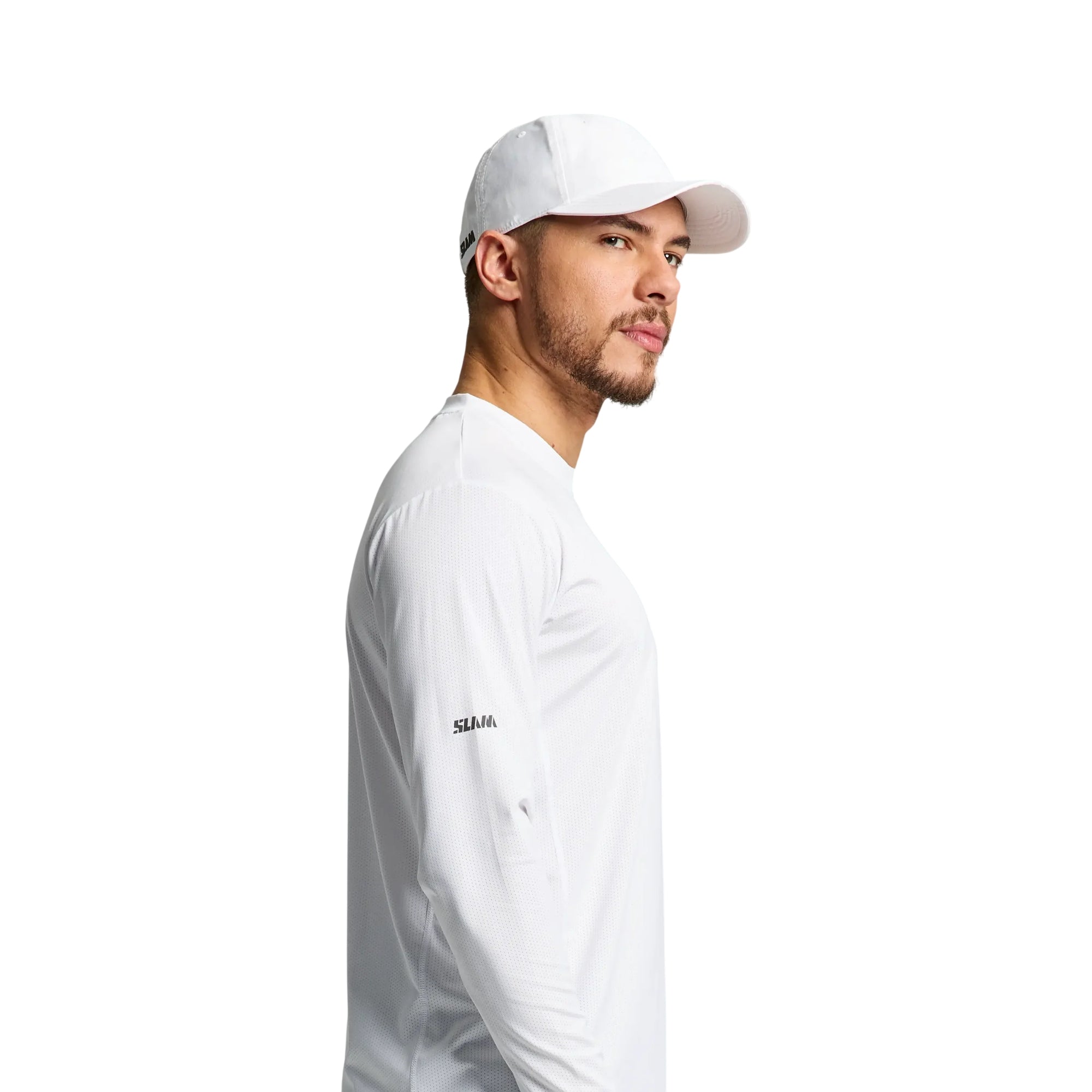 Cappello Uomo Tech Bianco con cordino