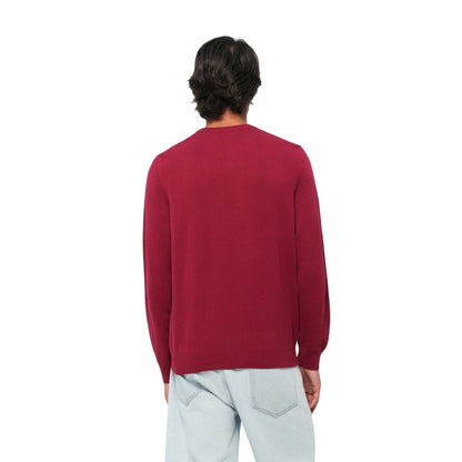 Maglia Uomo in cotone, Rossa, a girocollo